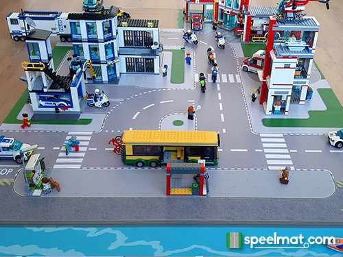 Kijker Joseph Banks Kabelbaan Speelmat voor LEGO City nr.13 - Speelmat