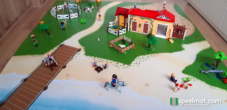 Speelmat voor Playmobil