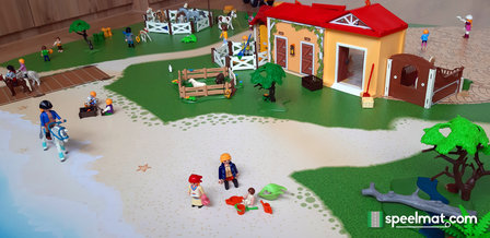 Speelmat voor Playmobil