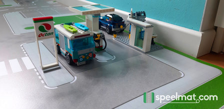 Speelmat voor LEGO 60257 Benzinestation