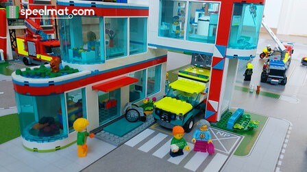 Speelmat voor LEGO City Haven Speelmat