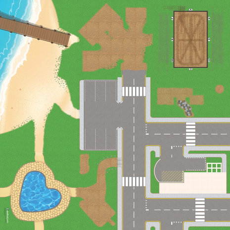 Speelmat voor LEGO Friends Heartlake City nr. 4