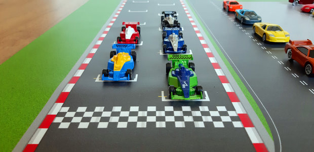 PVC Speelmat racebaan