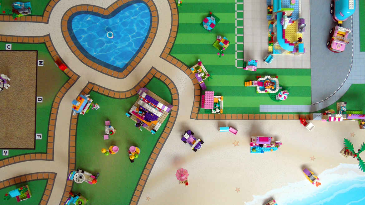 De neiging hebben Rationeel De slaapkamer schoonmaken Speelmat voor LEGO Friends Heartlake City - Speelmat