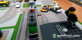 Speelmat voor LEGO 60169  Vrachtterminal